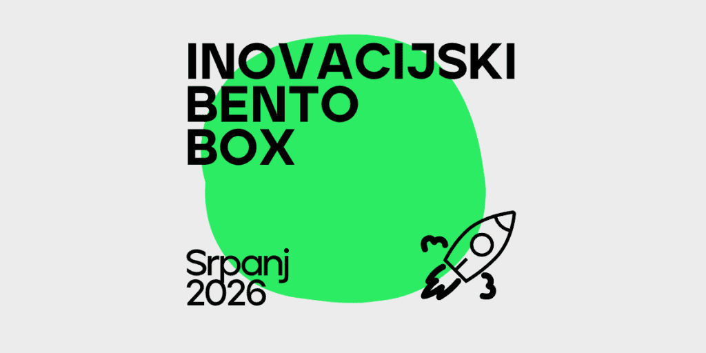 A blog banner for the Innovation Bento Box Newsletter for the month of July