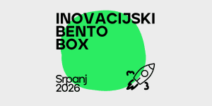 A blog banner for the Innovation Bento Box Newsletter for the month of July